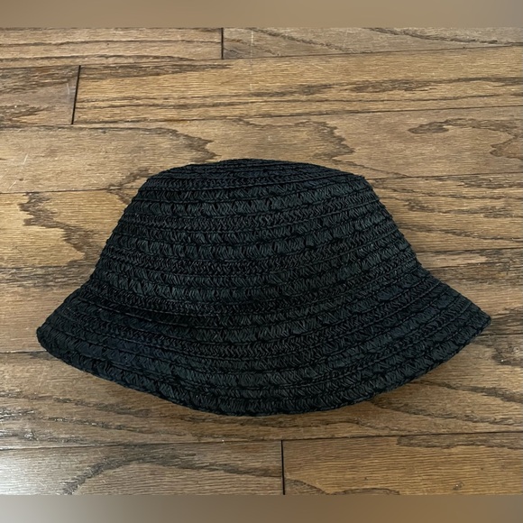 Summer straw hat, black. One size, measurements are in the pictures - Picture 2 of 8